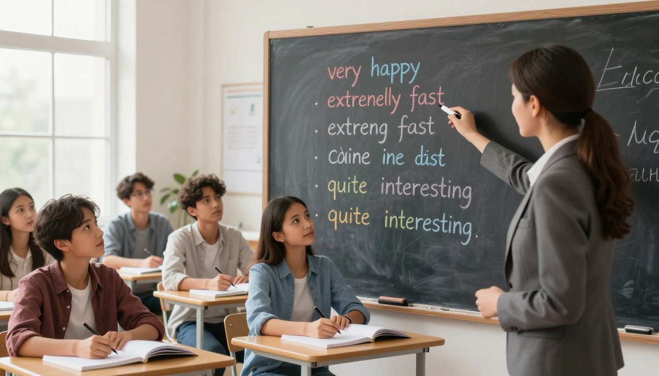 Adverb of Degree Sentences