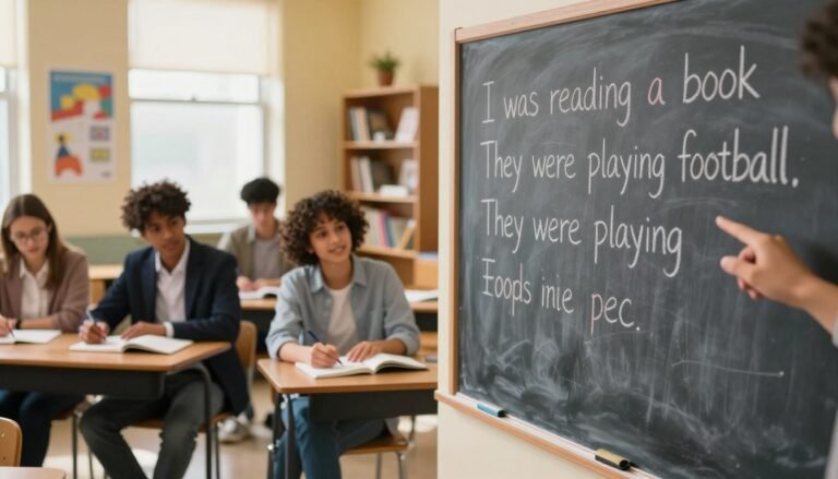 Past Continuous Tense Example Sentences