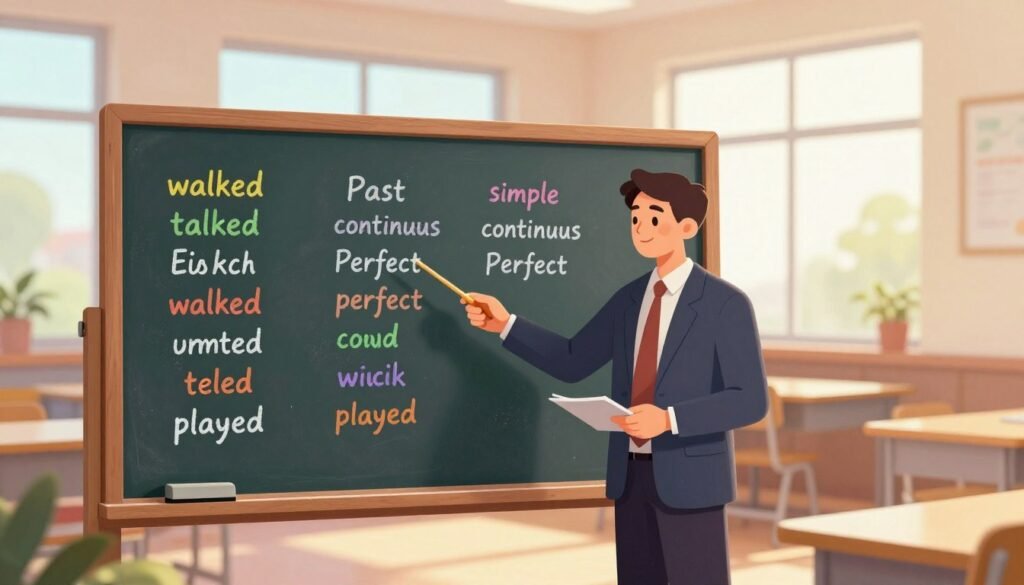 english past tense forms