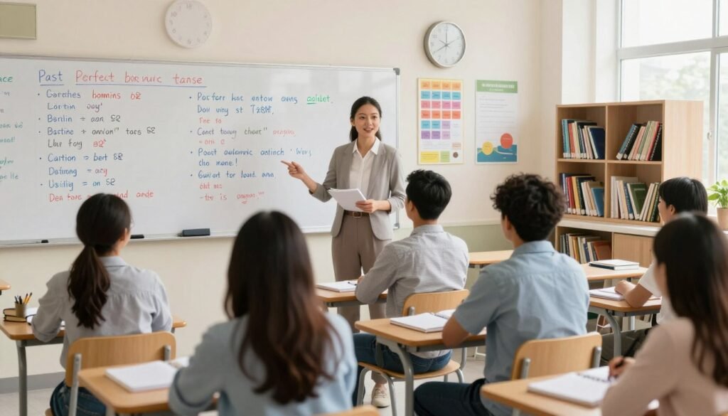past perfect continuous tense