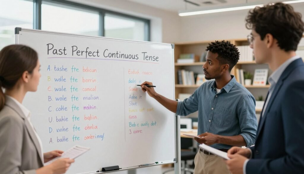 when to use past perfect continuous