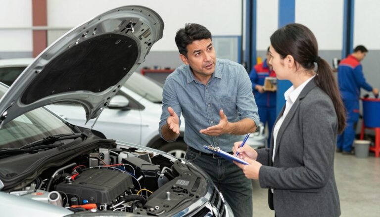 English Conversation at the Car Repair Shop