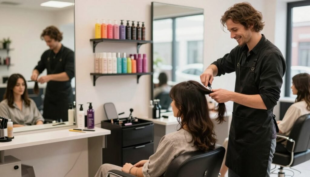English Conversation at the Hair Salon